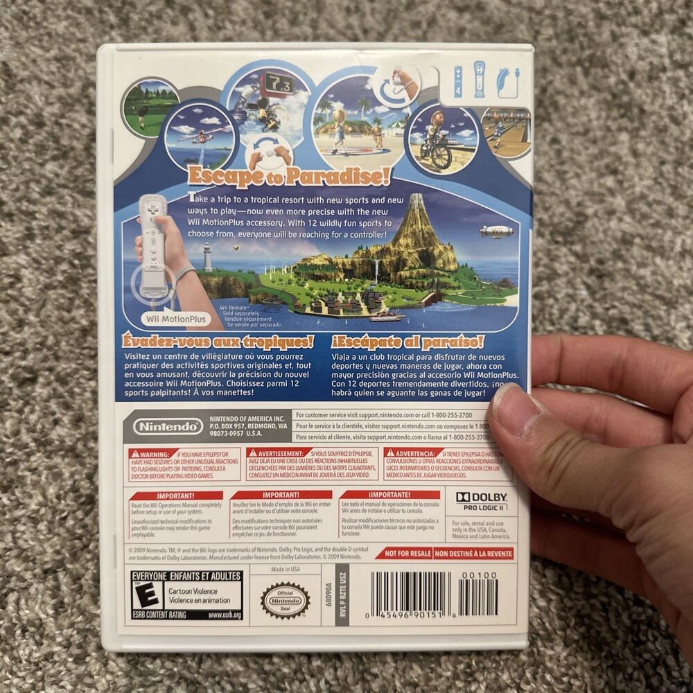 Wii Sports Resort (Nintendo Wii, 2009) CIB Tested - Picture 5 of 5